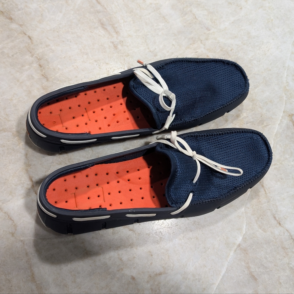 Swims Navy Blue Men's Loafers - Picture 4 of 5